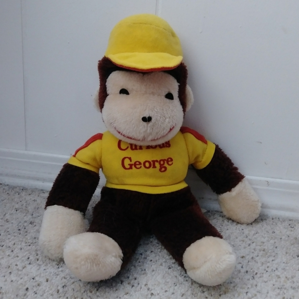 Curious George vintage plushie